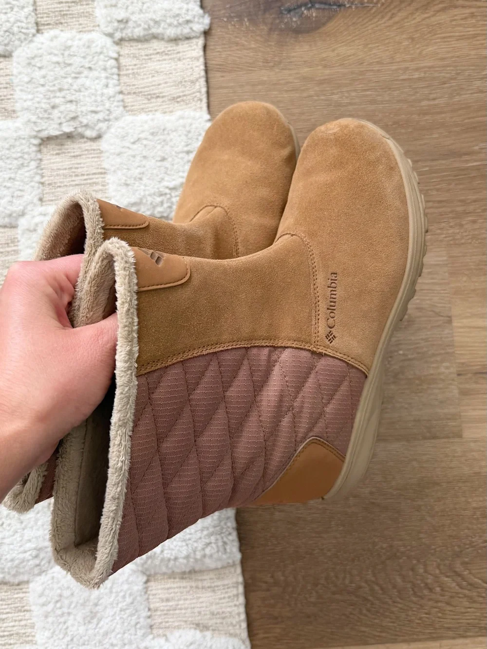 Columbia Ice Maiden Slip III Boot in Elk/Light Brown